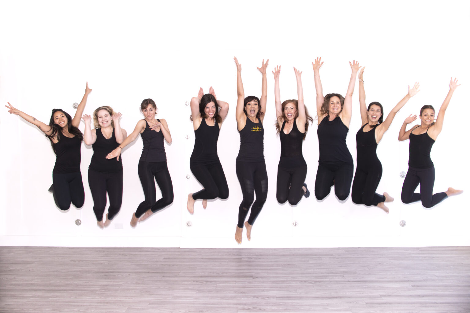 Form and Movement Pilates Instructors Jumping